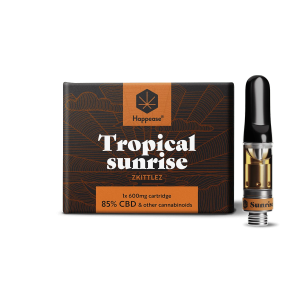 Happease Vape Refill 85% Cannabinoids CBD-CBG-CBN Tropical Sunrise